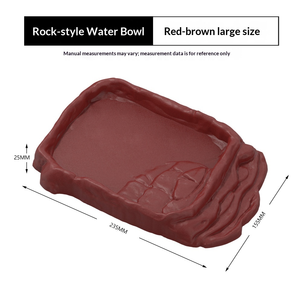 Plastic Rainforest Terrarium Specifications For Reptile And Amphibian Keeping - Plastic Rainforest Terrarium Specifications For Reptile And Amphibian Keeping Reddish Brown Large