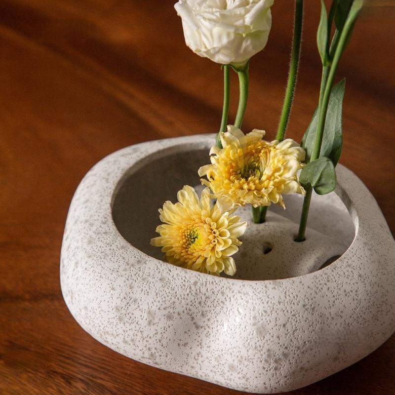 Kenzan Flower Arrangement Vase Japanese-style Ceramic Container
