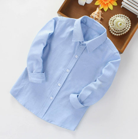 Children's Shirts Boys' Long-sleeved Shirts