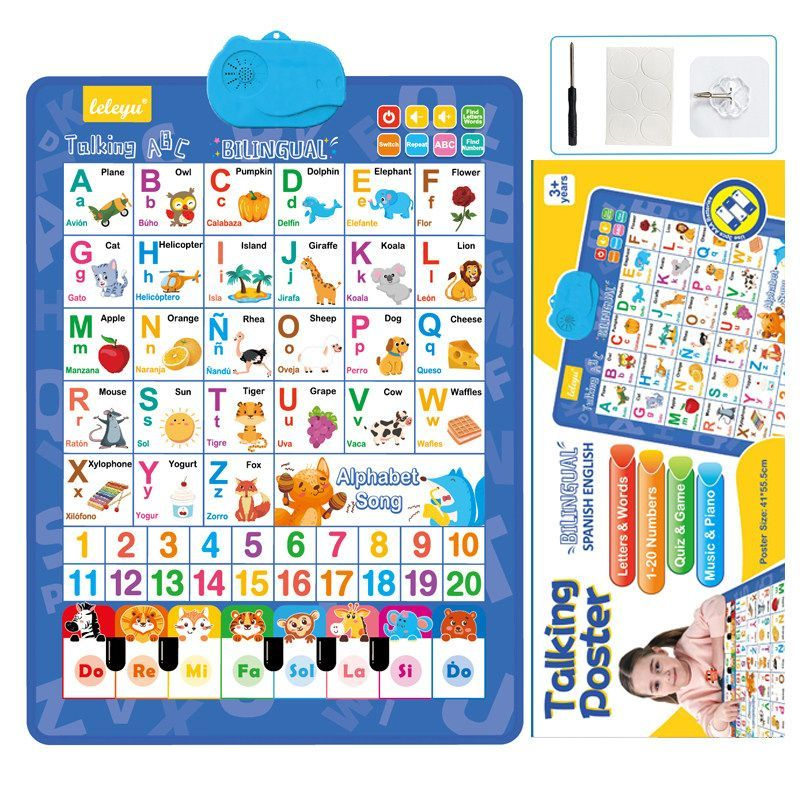 Bilingual Letter Word Audio Chart