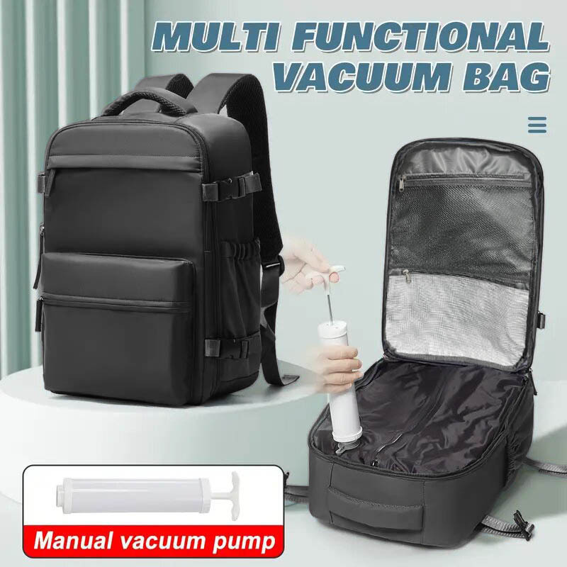 Vacuum Compression Large Capacity Backpack Black Electric pump S