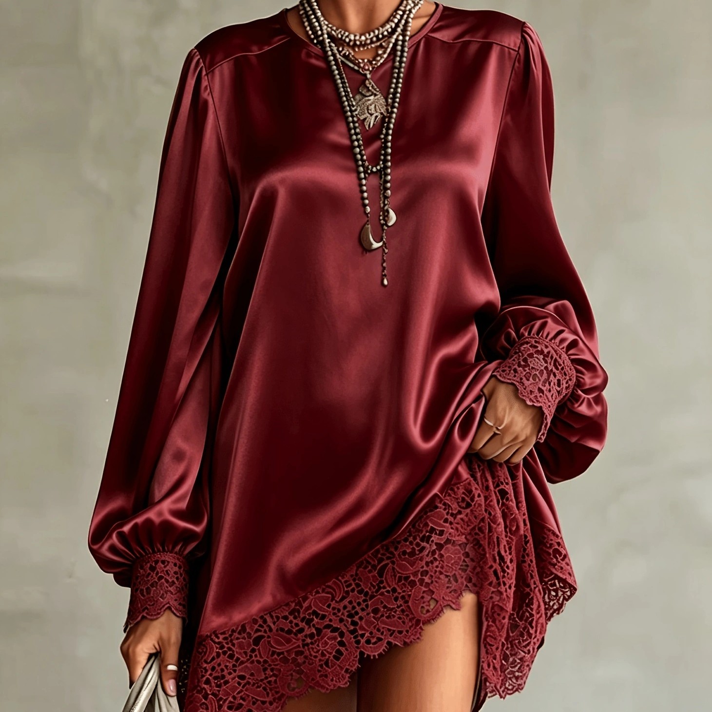 Satin Dress