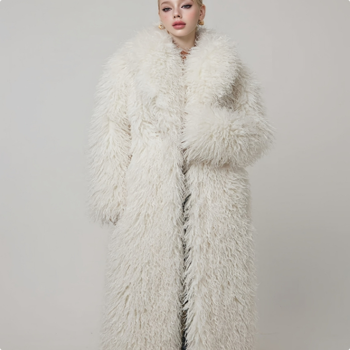 Women's Mid-length Coat Suit-collar Overcoat Extra-thick