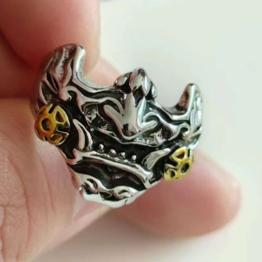Pharaoh Mask Men And Women Ring