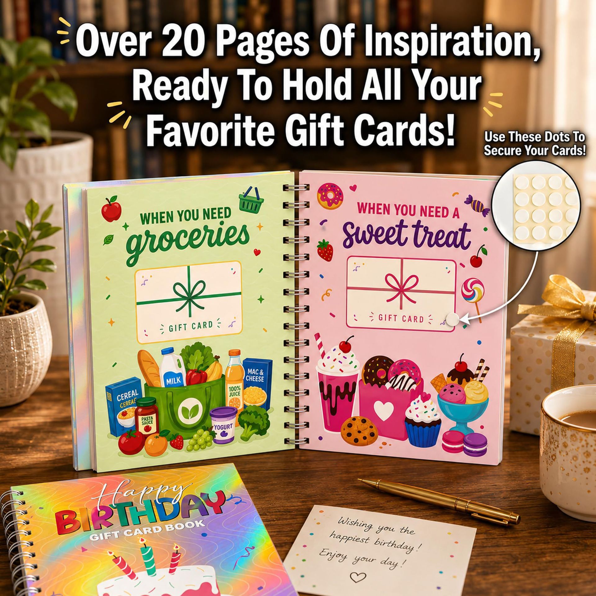 Happy Birthday Gift Book Coil Notebook