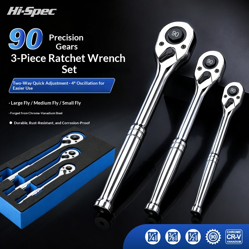 Double-ended Ratchet Wrench Set