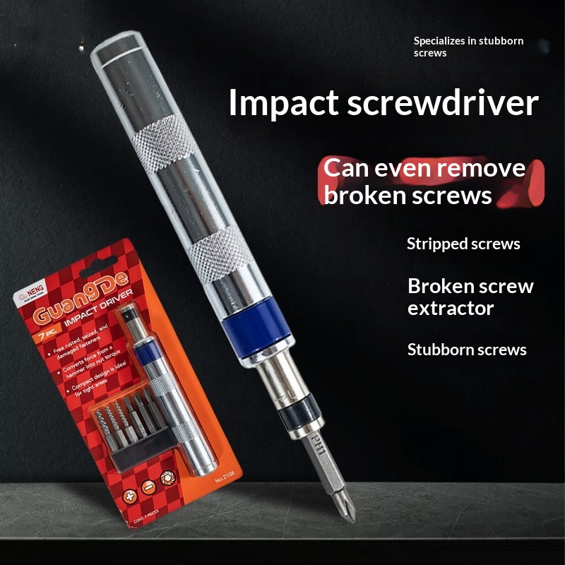 Mini Impact Screwdriver Set Chrome Vanadium Steel