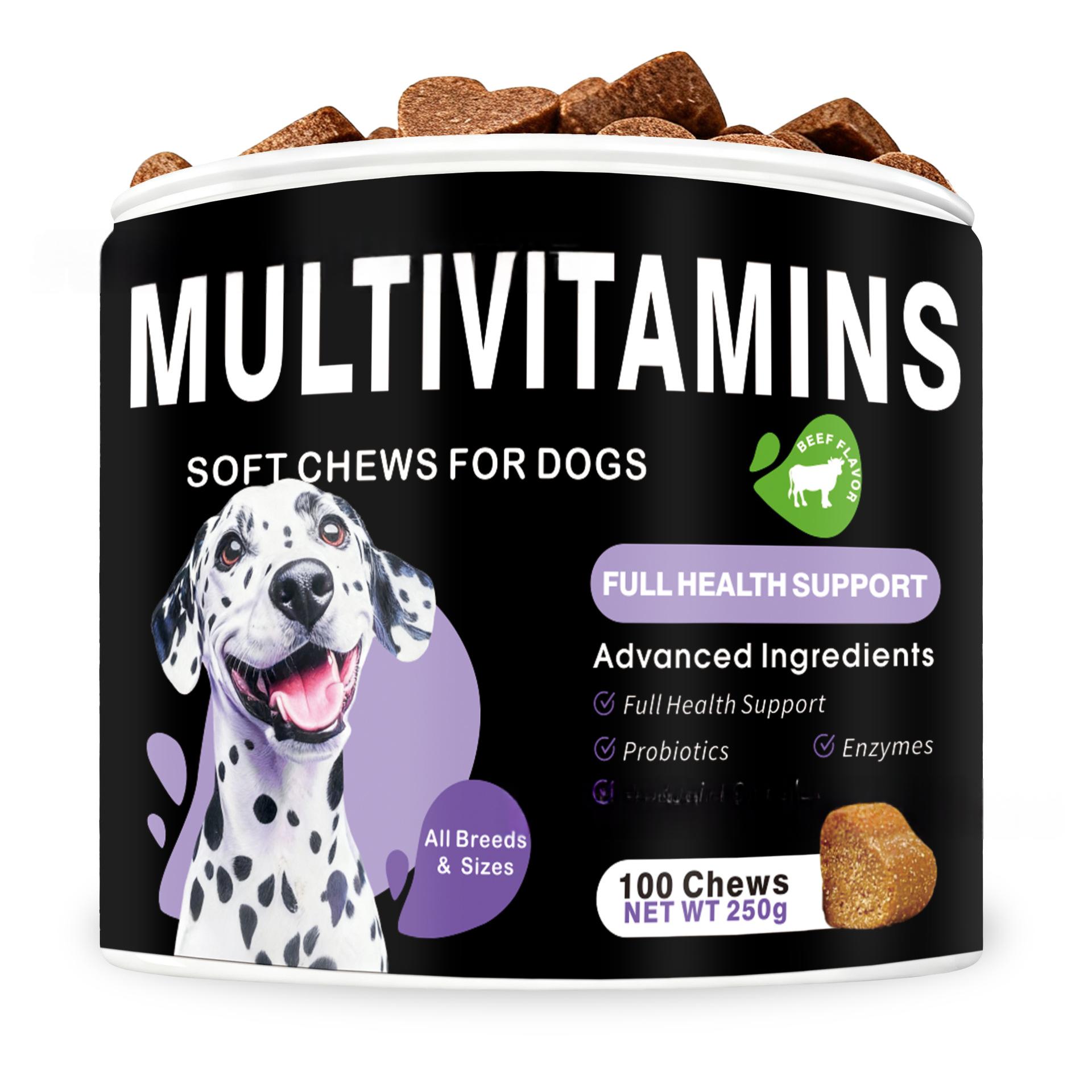 Dog Probiotic Chewable Tablets With Multivitamins