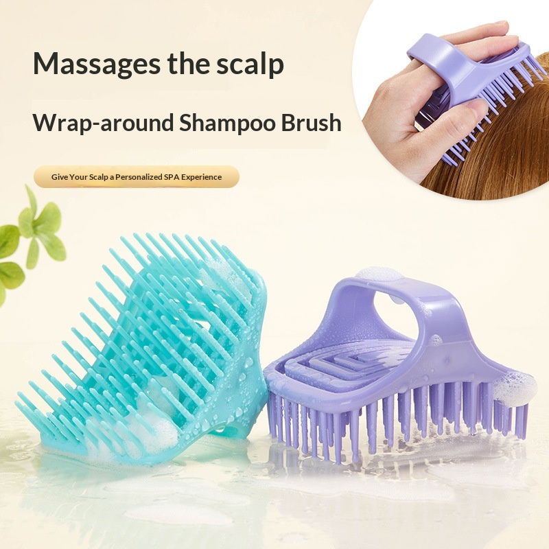 Household Hollow Massage Shampoo Brush Scalp-cleaning Hair Comb