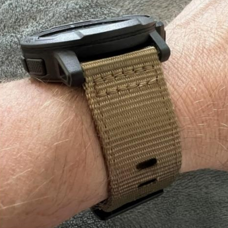 Suitable For Instinct 2 3X Watch For 965 Tactical Nylon Watch Strap Black Instinct Dial 45to22mm