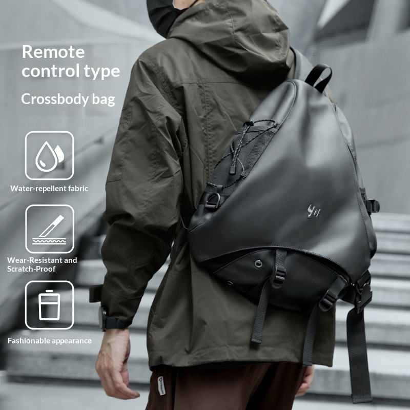 Casual Functional Sporty Cycling Multi-purpose Mens Crossbody Bag