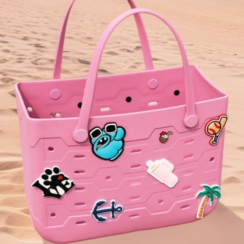 DIY Beach Bag Decal Flower Shoe Decoration