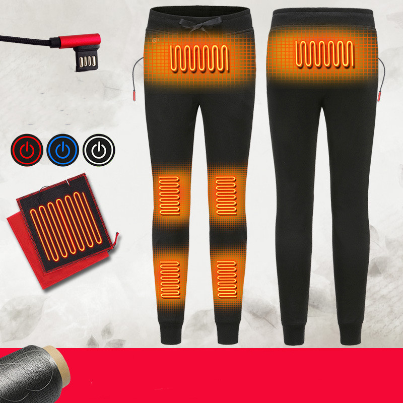 Sports Warm Pants Charging Treasure For Men And Women
