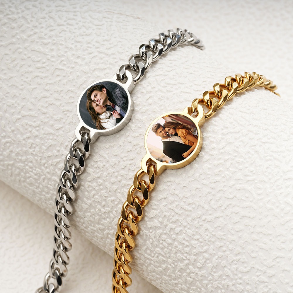 Metal Geometric Circular Personalized Style Bracelet