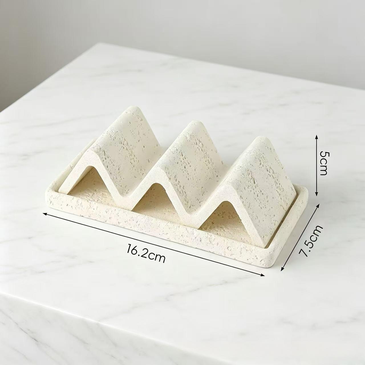 Travertine Soap Dish Fragrant Soap Tray