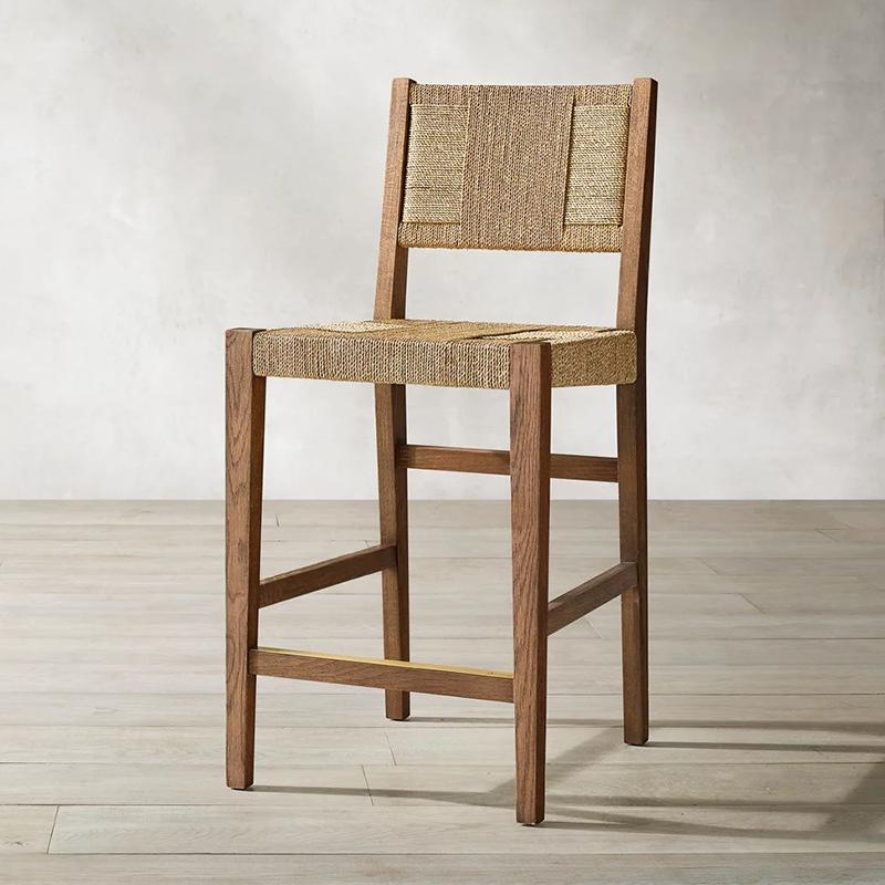 High-legged Bar Stool For Home And Leisure