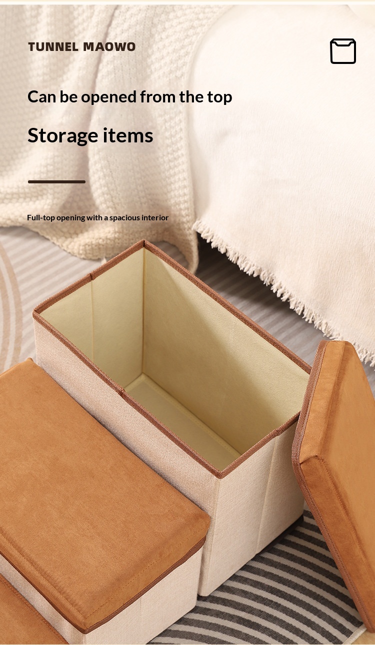 Pet Stairs, Three Steps, Foldable, Thickened, Non-slip For Dogs detail photo 4
