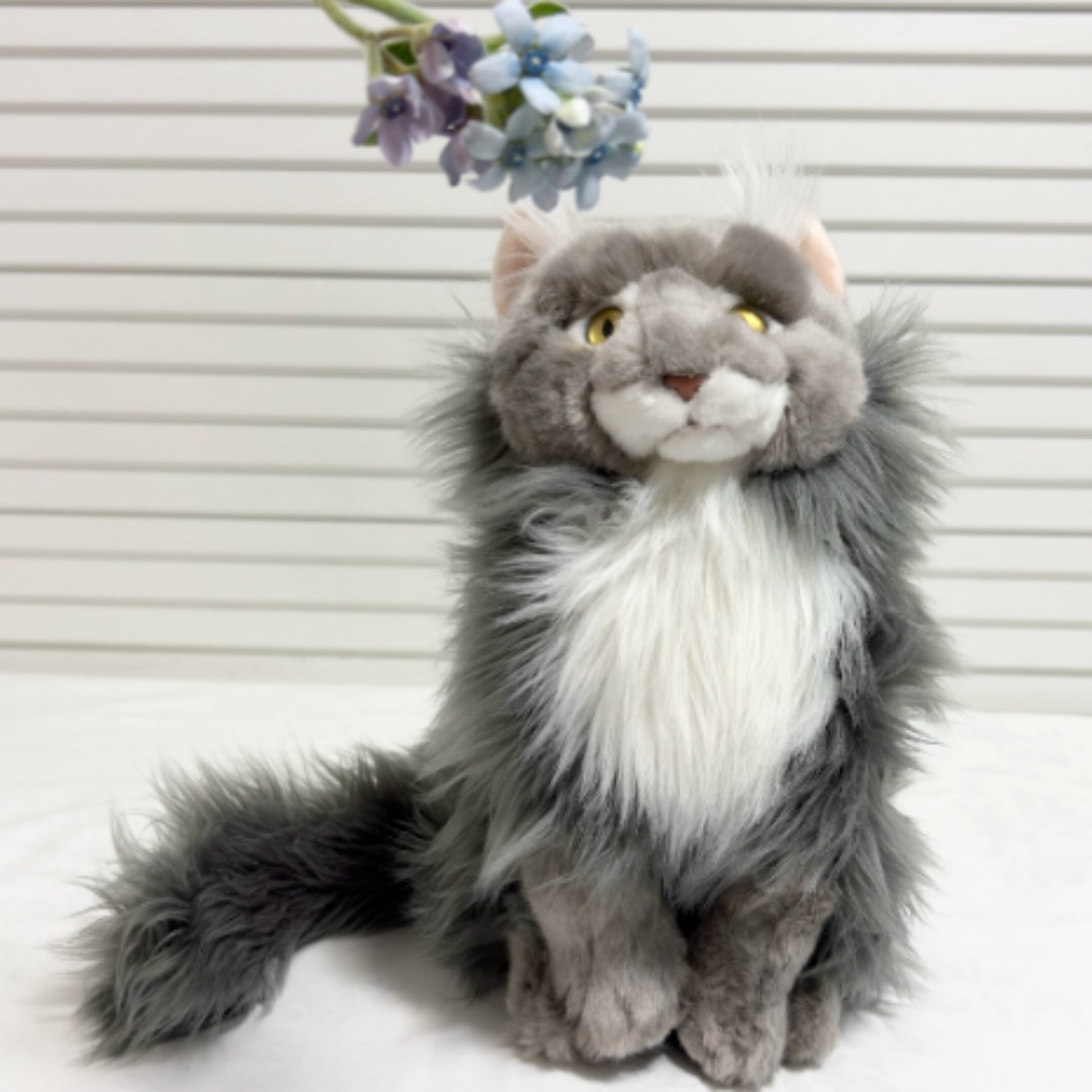 Cute Maine Coon Cat Doll, High-quality Plush Toy