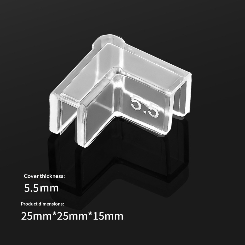 Fish Tank Triangular Transparent Soft Protective Corner Guard - Fish Tank Triangular Transparent Soft Protective Corner Guard 5.5mm