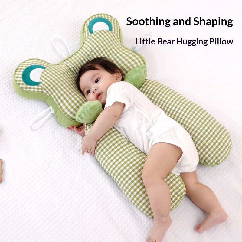 Infant Shaped Comfort Pillow For Sleep And Head Shape Correction