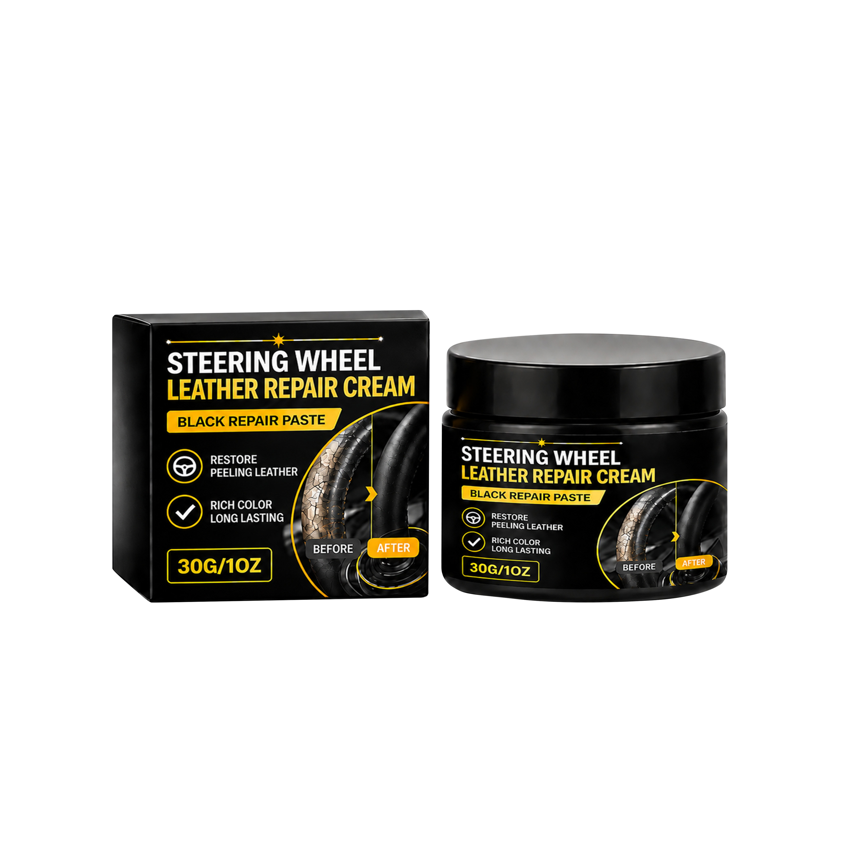 Steering Wheel Leather Repair Paste