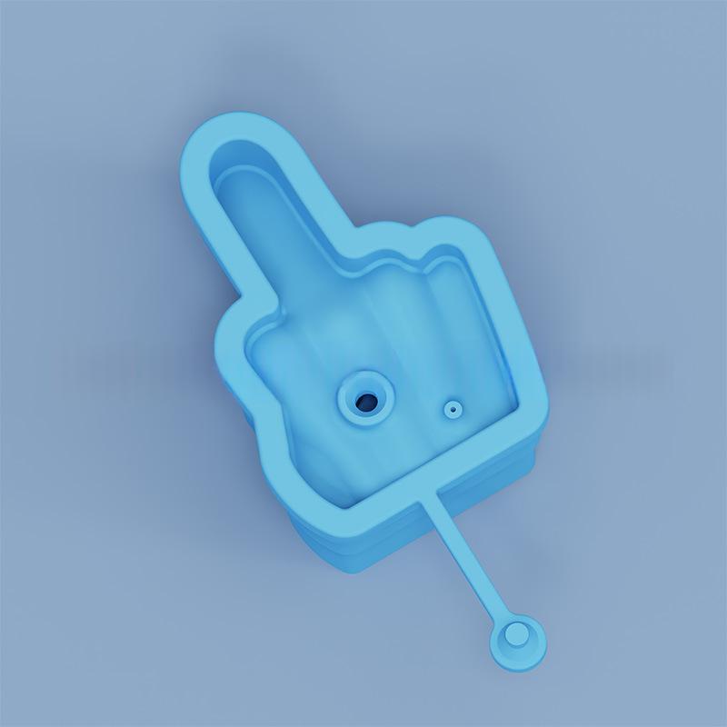 New Silicone Middle-finger Ice Cube Mold