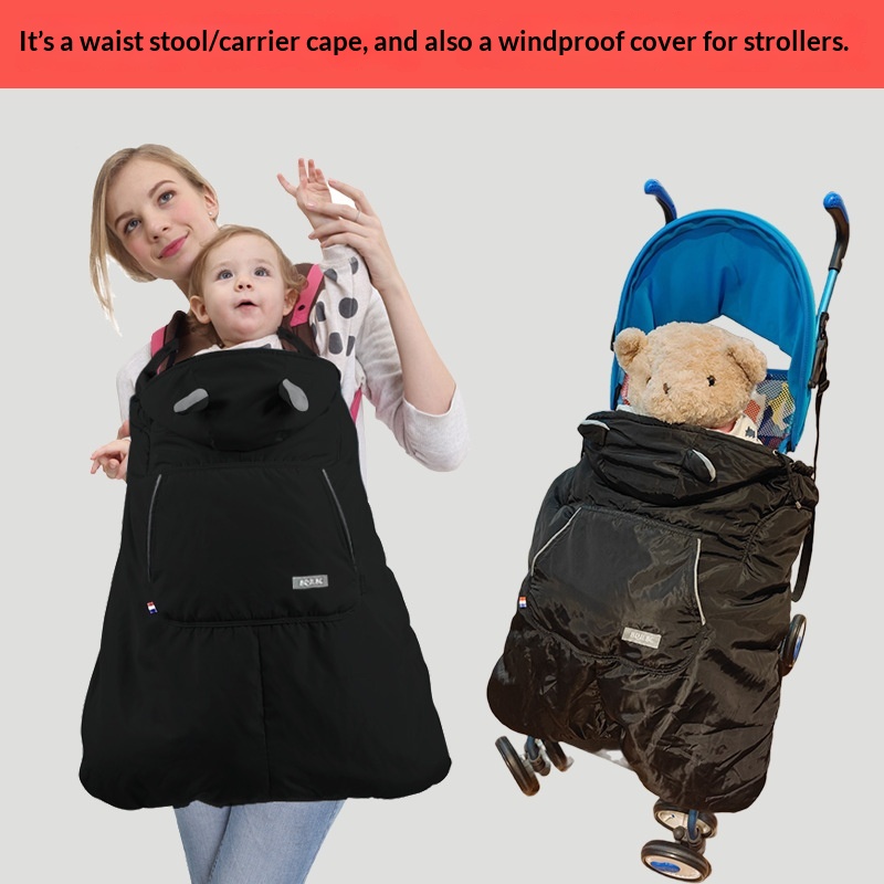 Baby Carrier Cape Outdoor Warming Cloak