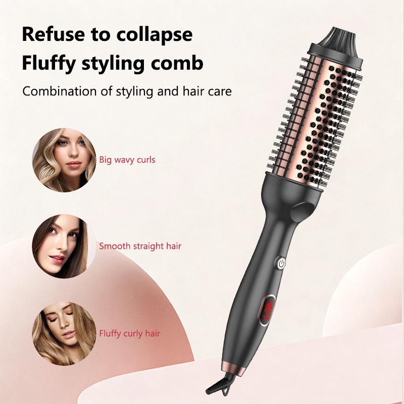 32mm Dual-purpose Automatic Curling And Straightening Iron, Mini Ceramic For Home Use