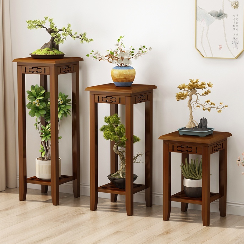 Chinese-style Multi-tiered Flower Pot Rack For Succulents