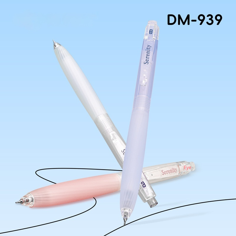 Soft-sleeve Silent Click-action Ballpoint Pen