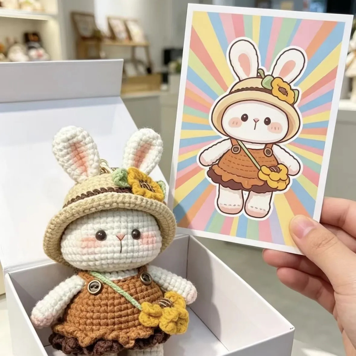 DIY Knitting Material Kit For Making Your Own Bag Charms