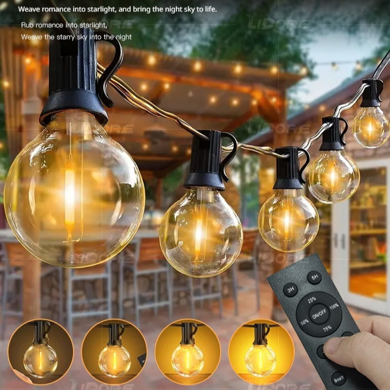 Outdoor Camping Halloween And Christmas LED String Lights