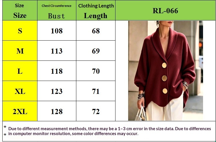 Women's Mid-Length Corduroy Shirt Jacket - Size Guide