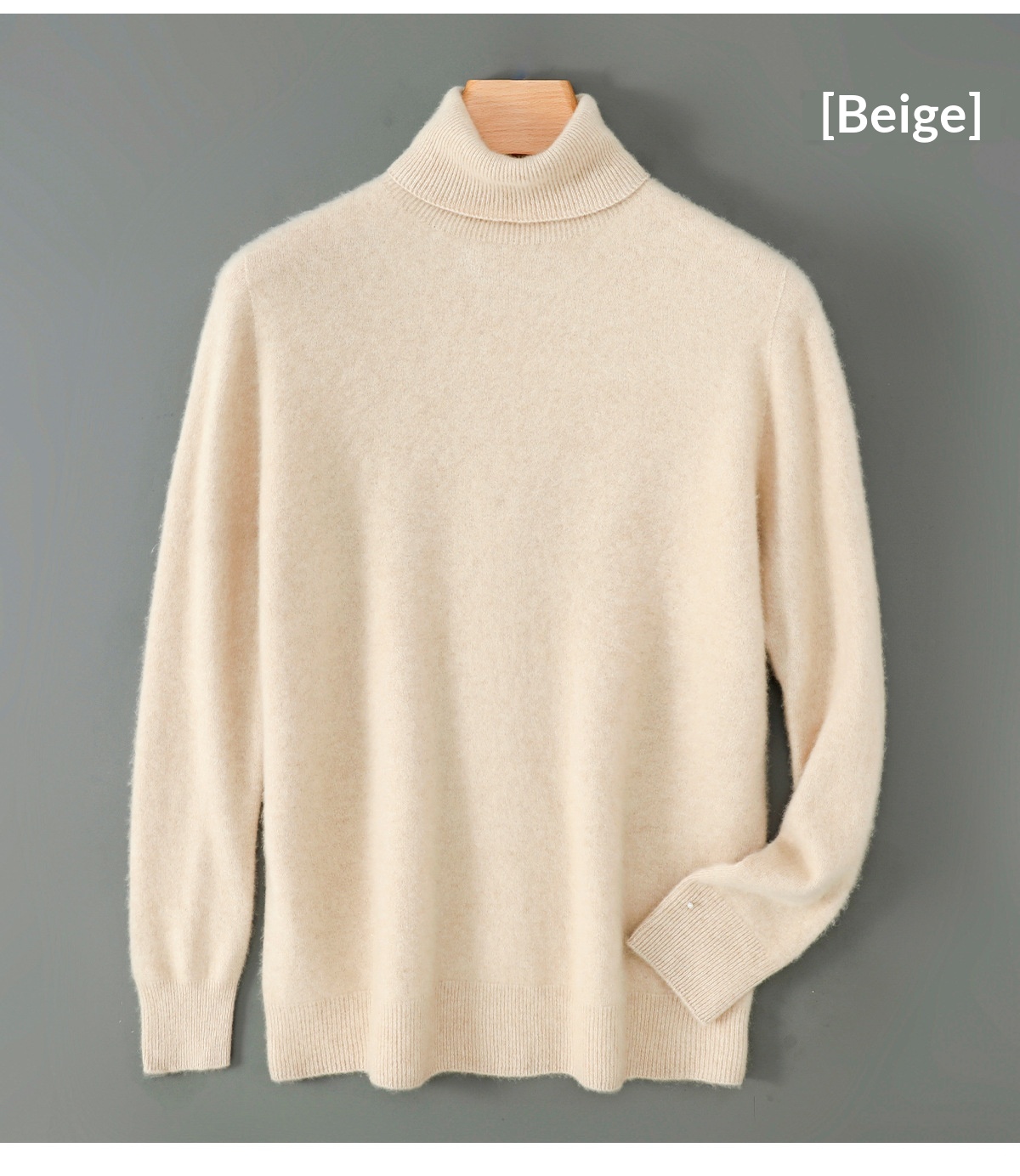 Chunky Knit Turtleneck Sweater, picture 8 of 9