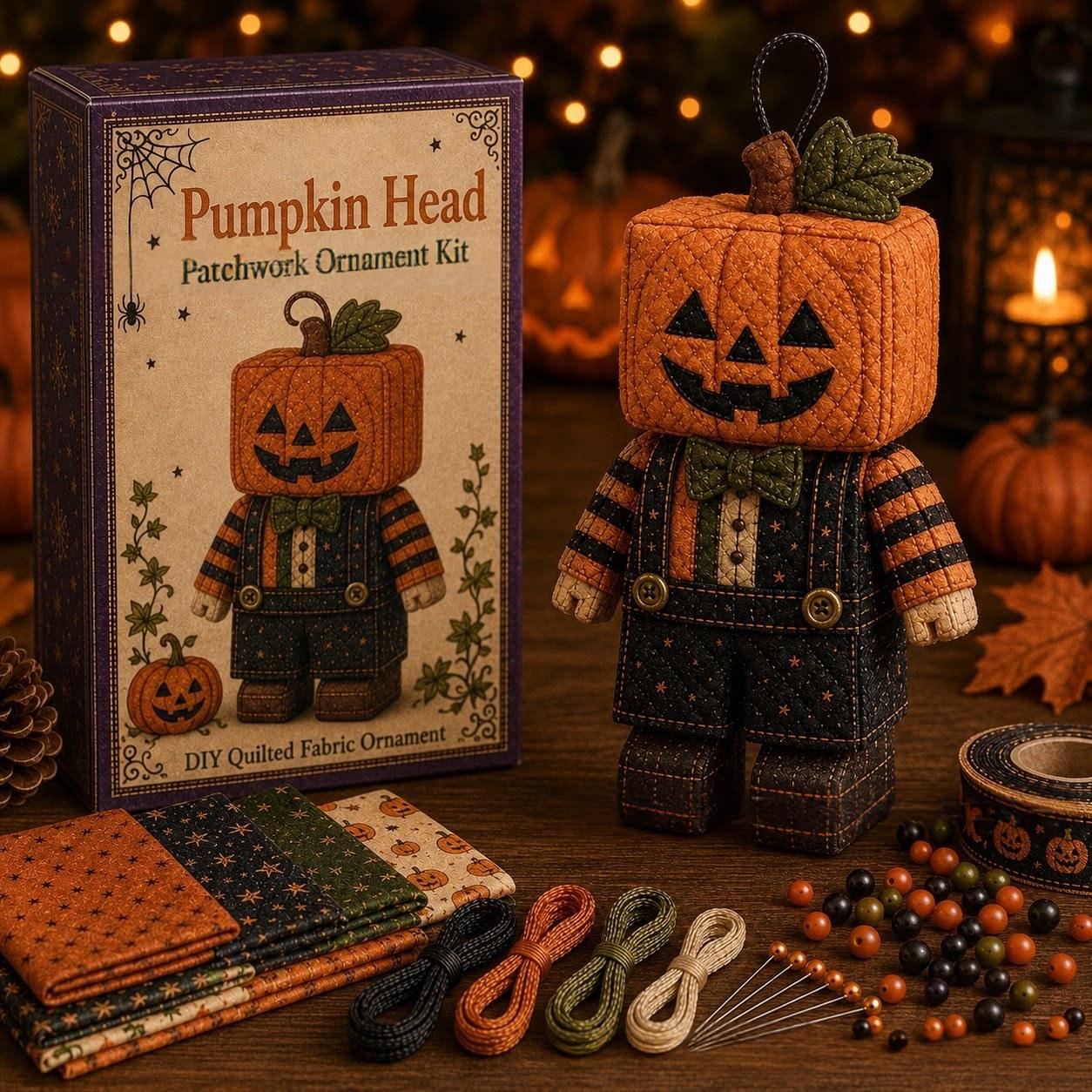 Halloween Patchwork Rag Doll DIY Kit