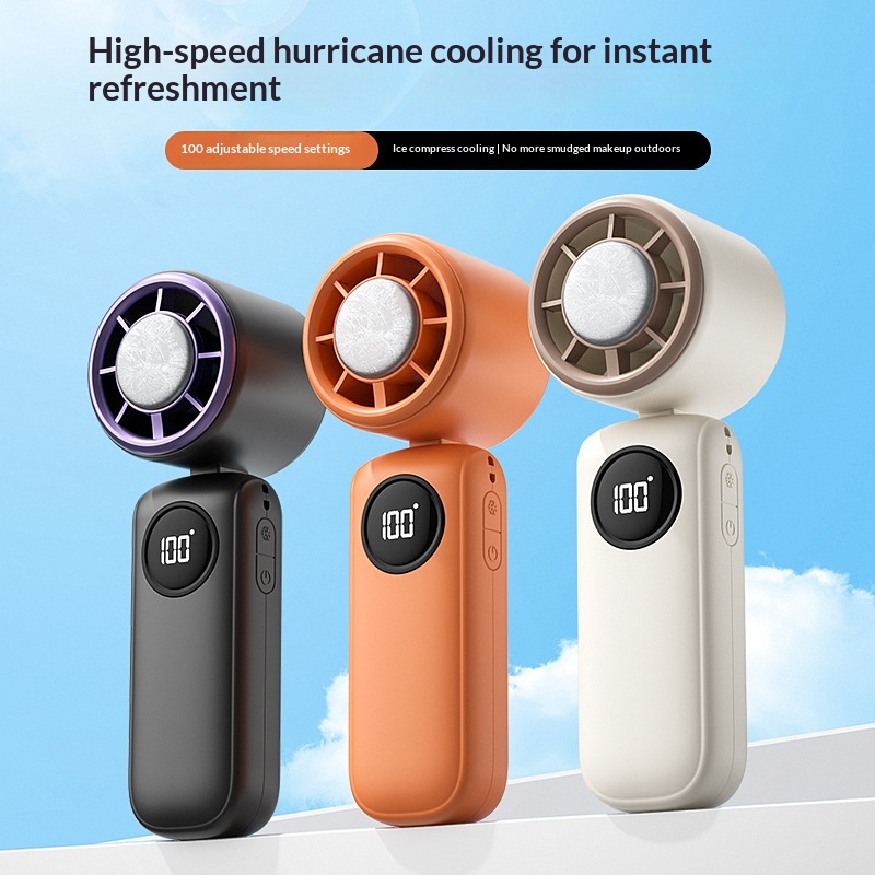 Portable Turbo Outdoor Semiconductor Ice-Cooling Mini Fan