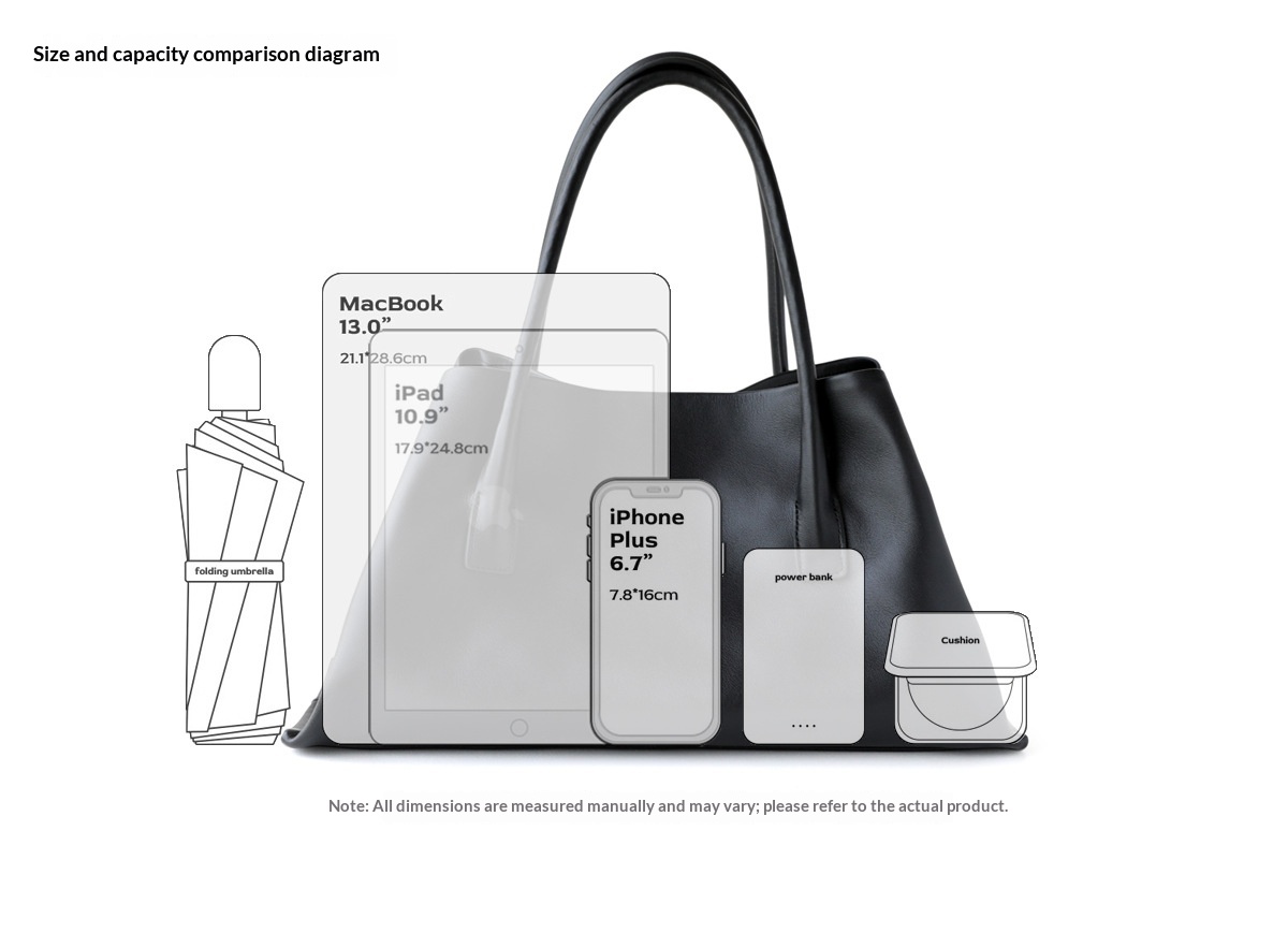 Light Luxury Minority Top Layer Cowhide Tote A5799916 Ce07 426e 9c48 1314b51c391a Trans