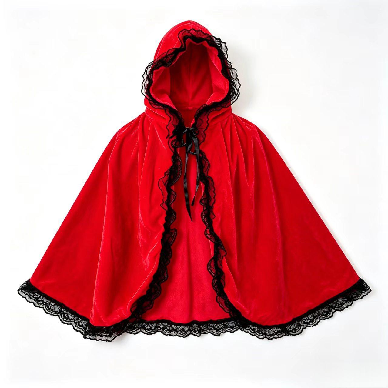 Versatile Halloween Cosplay Dark-style Hooded Cloak