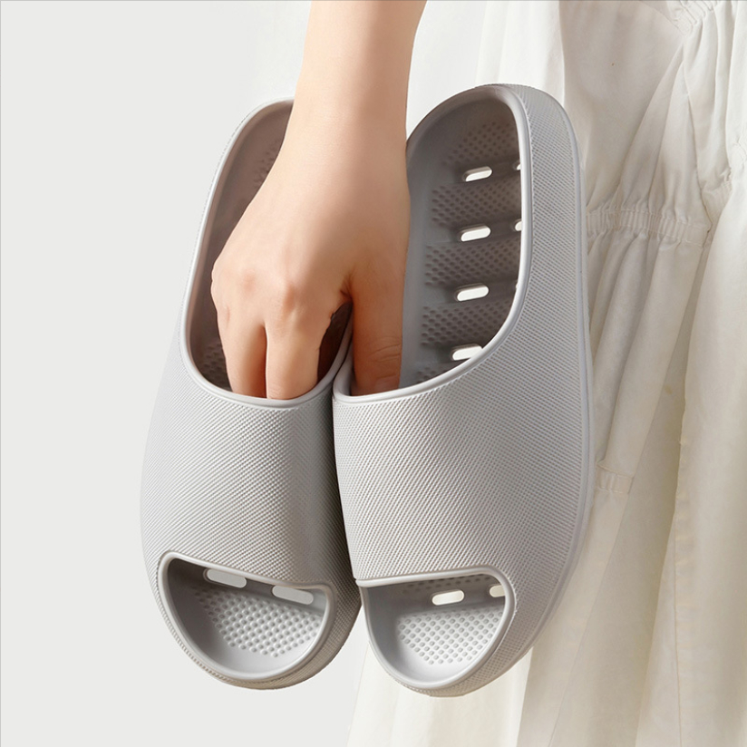 Bathroom Quick-drying Hollow Bath Household Non-slip And Odor-resistant Slippers — view 6