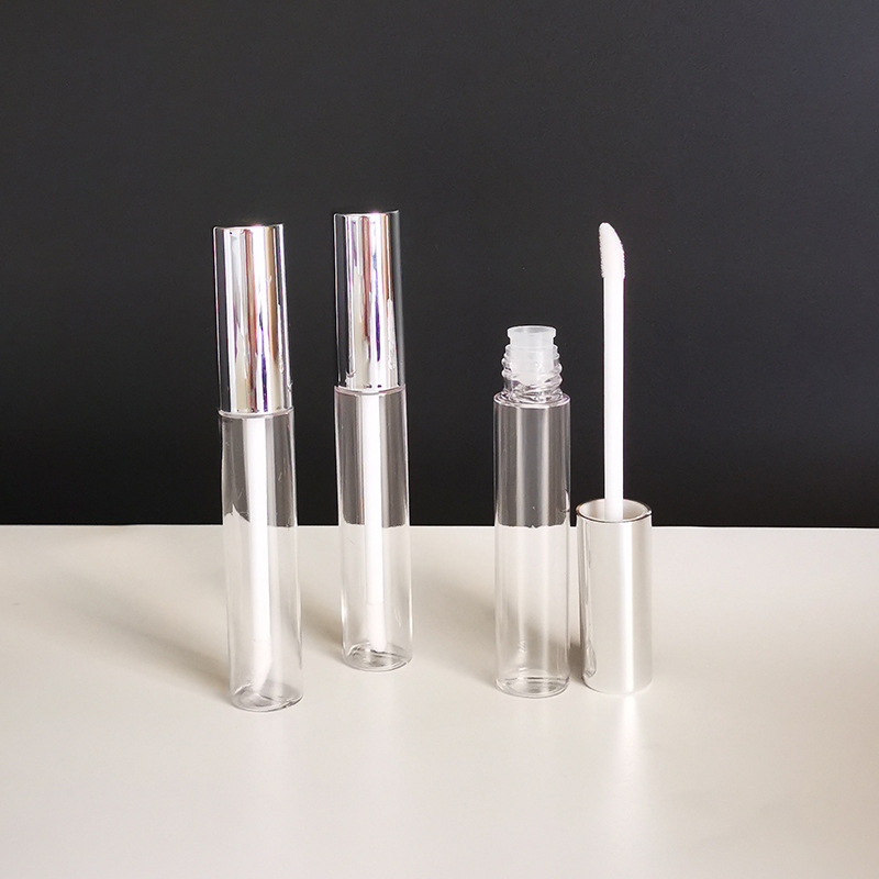 Transparent Round 10ml Mascara Tube And Eyelash Growth Serum Bottle Funnel Combo Set