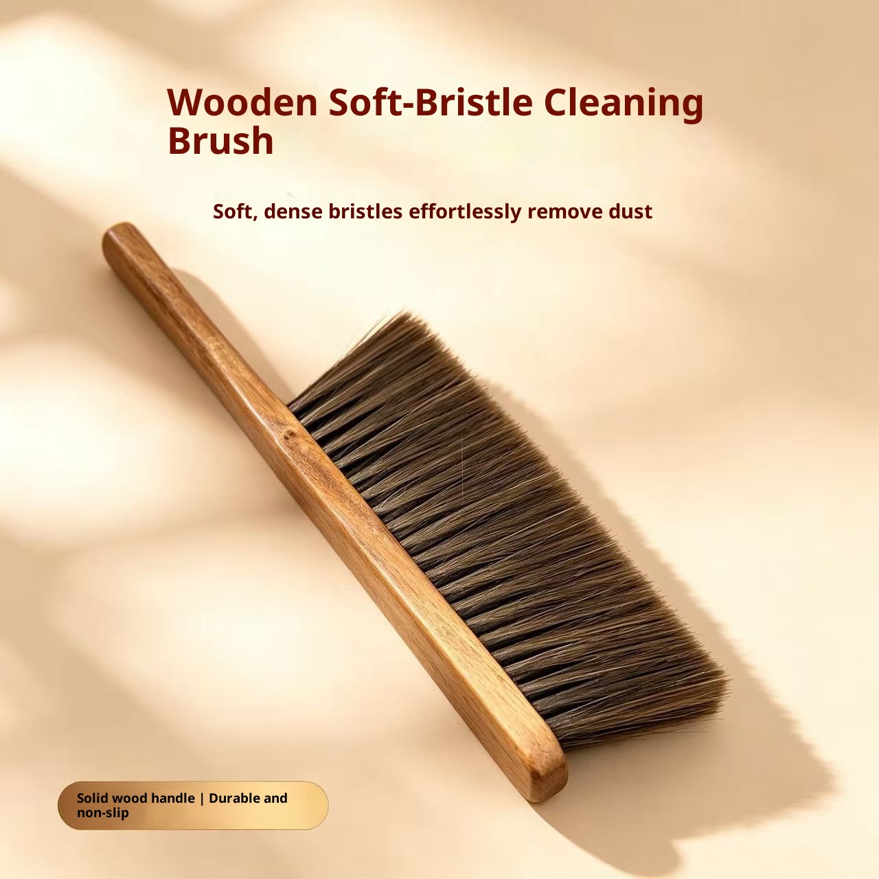 New Rosewood Straight-handle Bed Brush detail photo 1