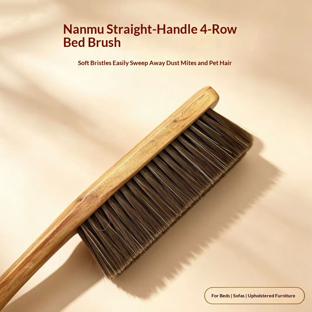 New Rosewood Straight-handle Bed Brush detail photo 5