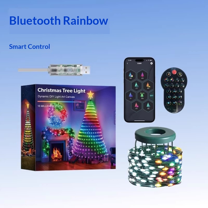 USB-powered Smart Christmas Tree Lights For Holiday Decorations