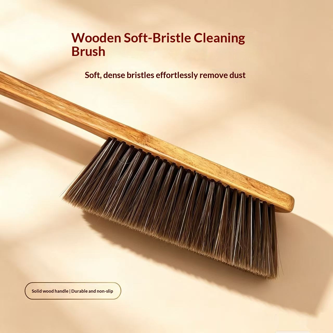 New Rosewood Straight-handle Bed Brush detail photo 6
