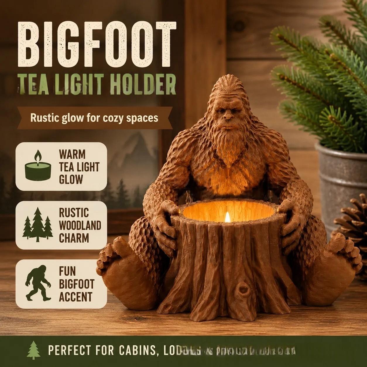 Cross-border Best-selling Bigfoot Tea Light Candle Holder