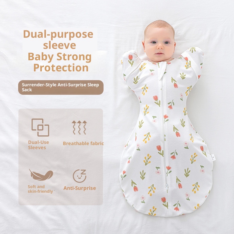 Autumn Baby Swaddle Sleeping Bag Anti-startle Surrender-style
