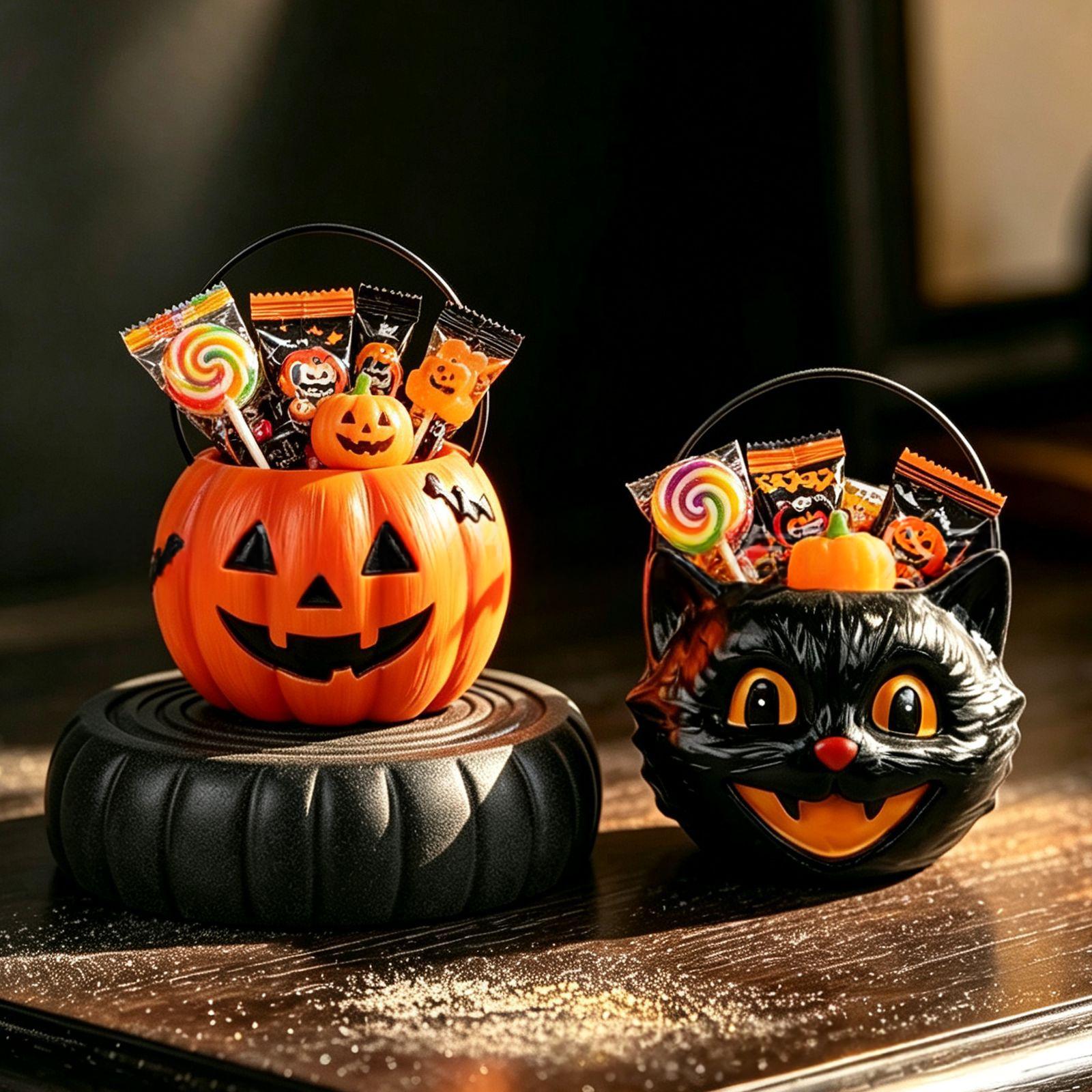 Creative Halloween Ghost Pumpkin Storage Container