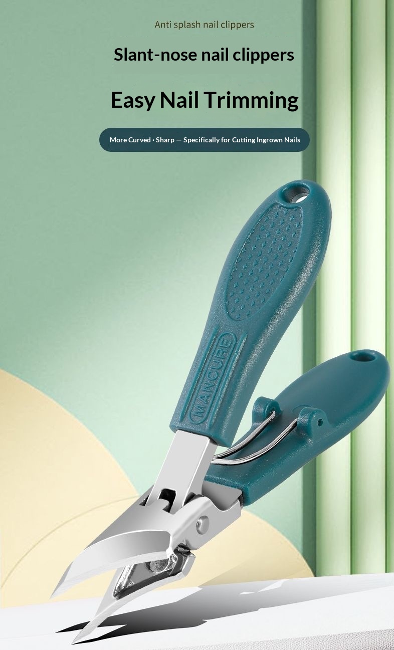 Nail Clipper Set With Eagle-beak Slanted Blades detail photo 1