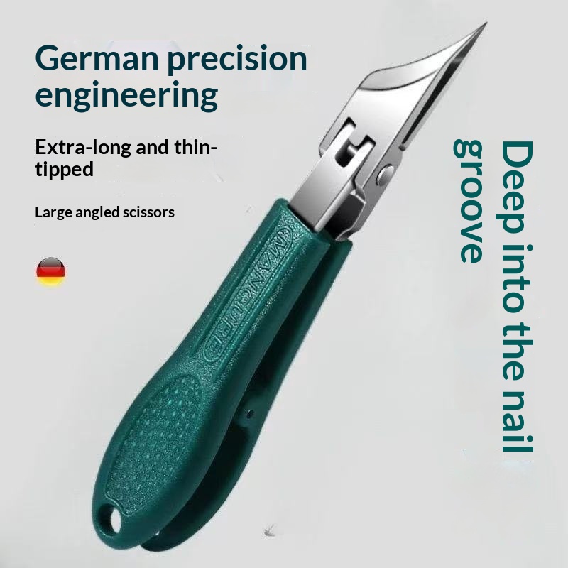 Nail Clipper Set With Eagle-beak Slanted Blades