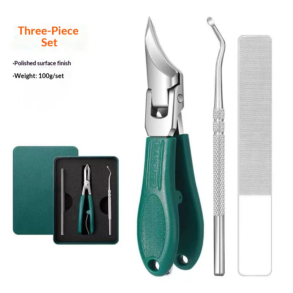 Nail Clipper Set With Eagle-beak Slanted Blades — image 1